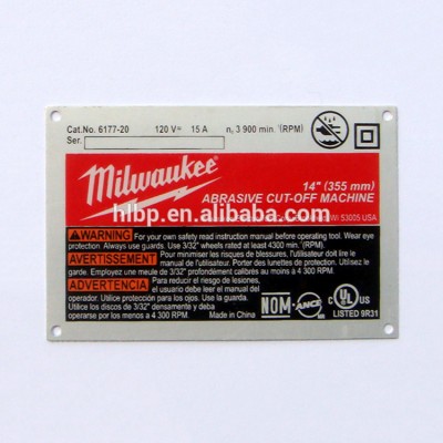 Self-adhesive Aluminum Sticker